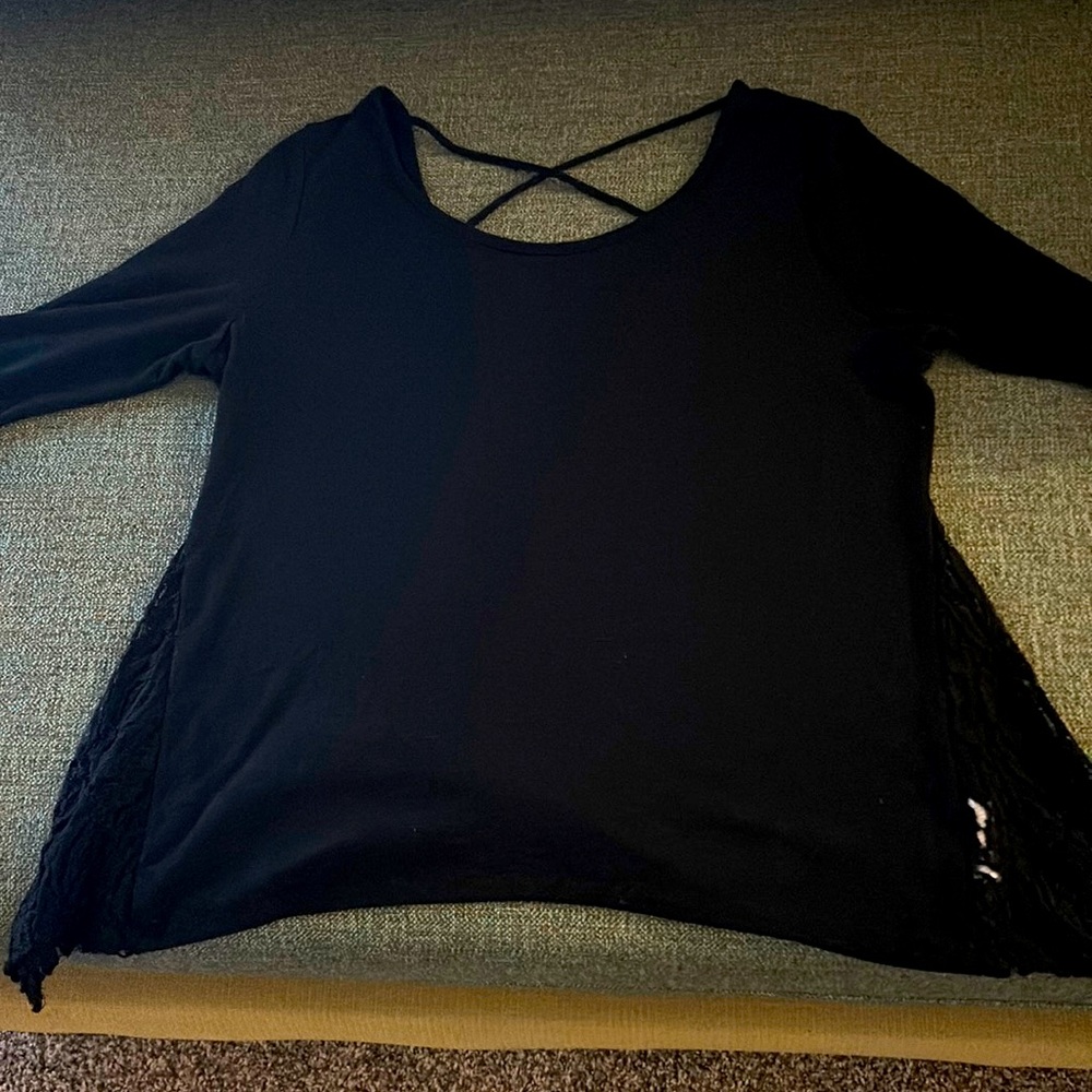 Light sweater material top